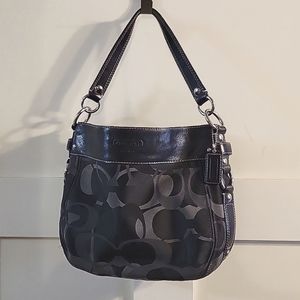 Black - Grey Coach Purse